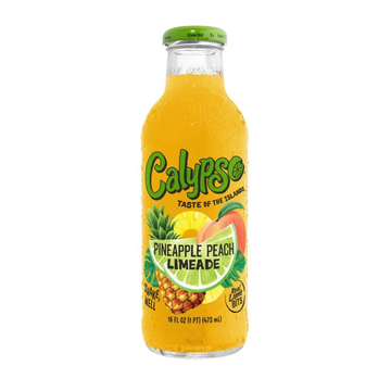 12 Pack x Calypso Pineapple Peach Limeade - 473ml
